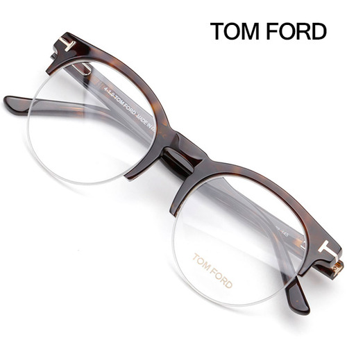 톰포드 명품 안경테 TF5539-052 반무테 뿔테 원형