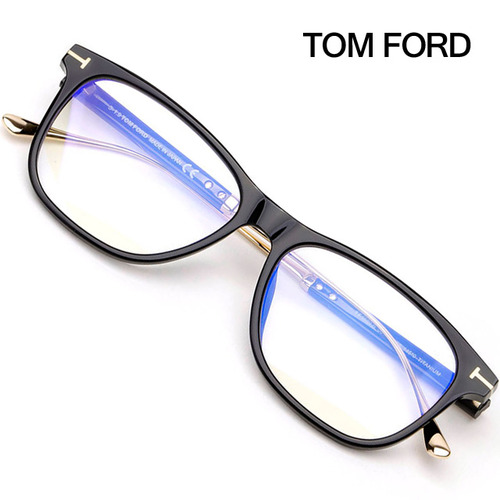 톰포드 명품 안경테 TF5589-B 001 티타늄 블루라이트 차단 안경 뿔테