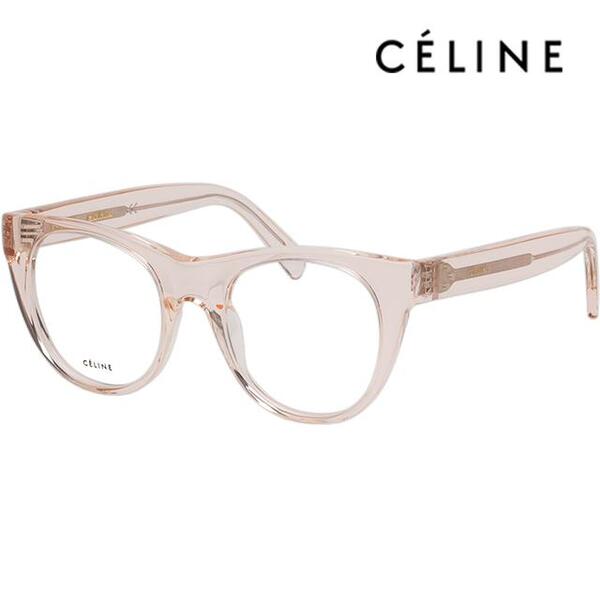 셀린느 안경테 CL50019I 072 명품 투명 뿔테 핑크 캣아이