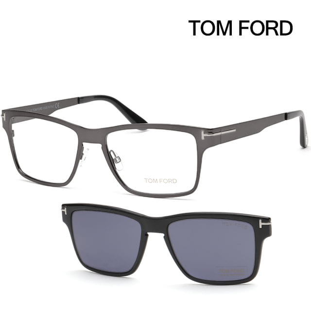 톰포드 명품 안경테 TF5475 12V 클립온 선글라스 남자 여자 운전 브랜드 패션 사각 메탈테