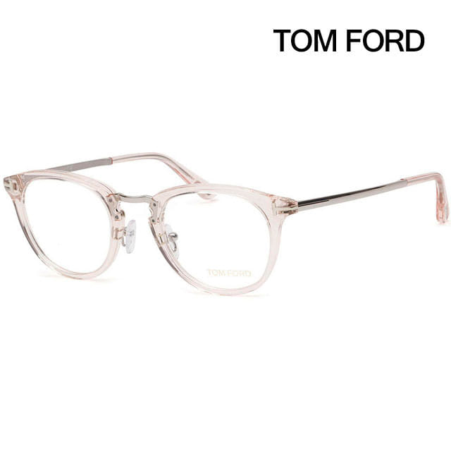 톰포드 안경테 TF5466 072 투명 뿔테 핑크 명품