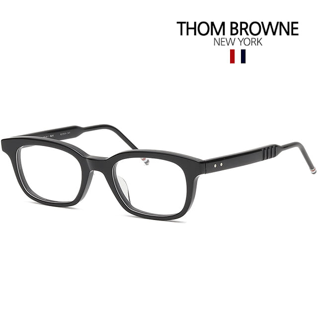 톰브라운 안경테 TBX410-50-01 명품 블랙 뿔테 자외선차단 클리어렌즈