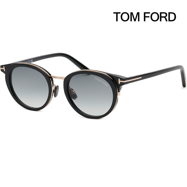 톰포드 선글라스 TF962D 01B 명품 블랙 라운드 뿔테 아시안핏 신상