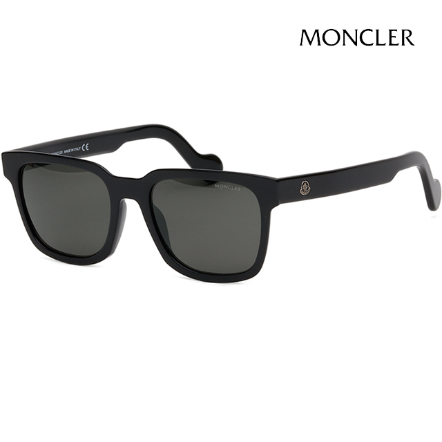 몽클레어 선글라스 ML0174 01D 편광 사각 뿔테 블랙 명품
