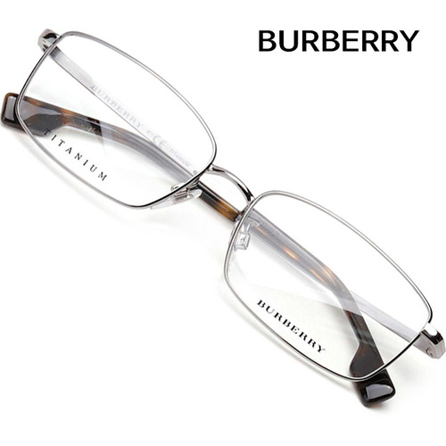 버버리 명품 안경테 BE1331D 1003 티타늄 초경량 은테 남자 여자 가벼운안경 브랜드 패션 사각 메탈테