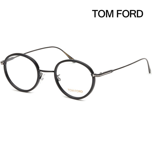 톰포드 안경테 TF5521K 005 아시안핏 명품 레트로 블랙 원형 남자 여자 패션
