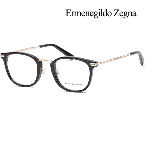 제냐 안경테 EZ5134K A01 명품 뿔테 블랙 아시안핏 남자 패션