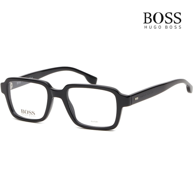 보스 안경테 BOSS1060 807 명품 사각 뿔테 블랙 남자 패션