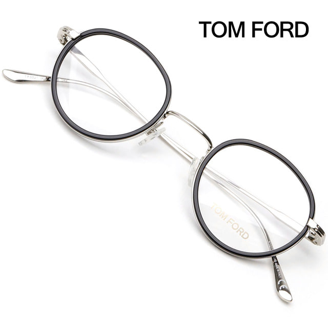 톰포드 명품 안경테 TF5521 001 동그란안경 솔텍스 미니멀 원형 복고 빈티지 가벼운