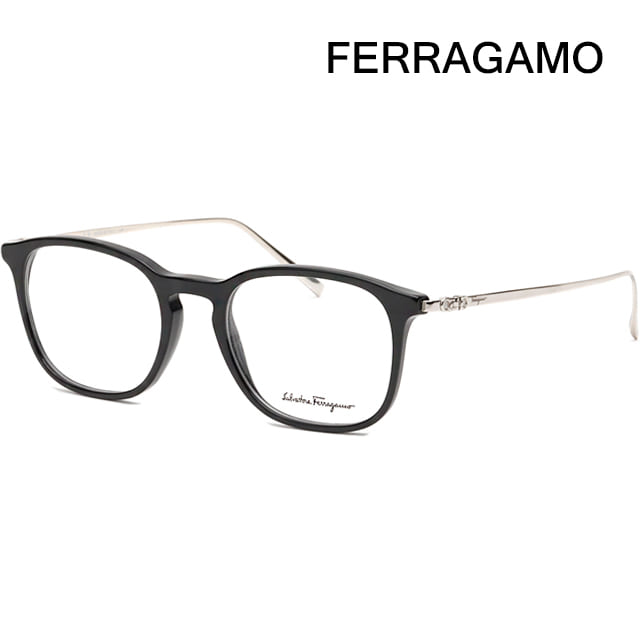 페라가모 안경테 SF2846 001 가벼운 블랙 뿔테 명품