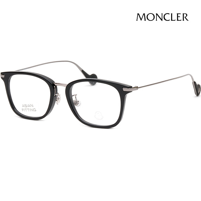 몽클레어 안경테 ML5075D 001 명품 가벼운 사각 뿔테 아시안핏
