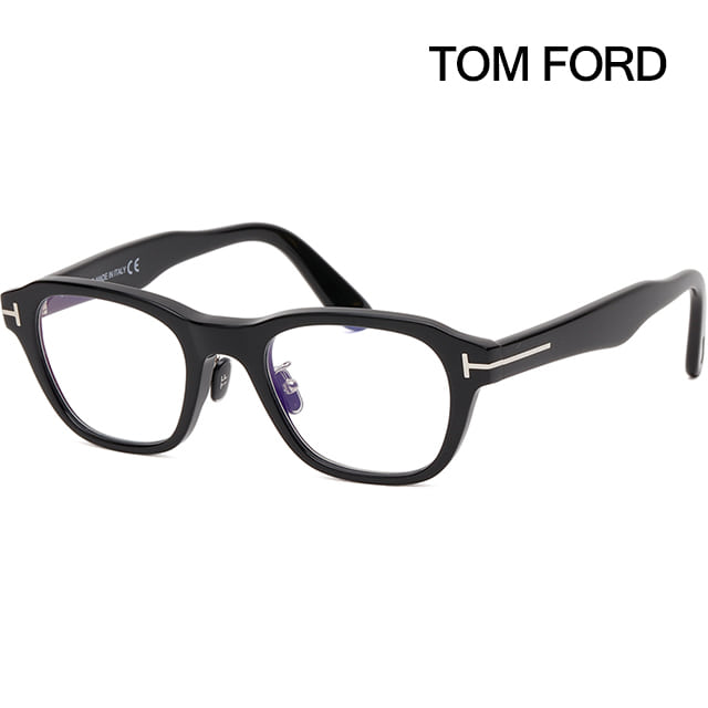 톰포드 안경테 TF5782DB 005 명품 블루라이트차단 안경 블랙 뿔테 아시안핏