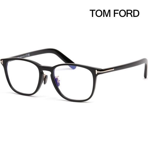 톰포드 블루라이트차단 안경테 TF5918DB 001 명품 얇은 사각 뿔테 시력보호