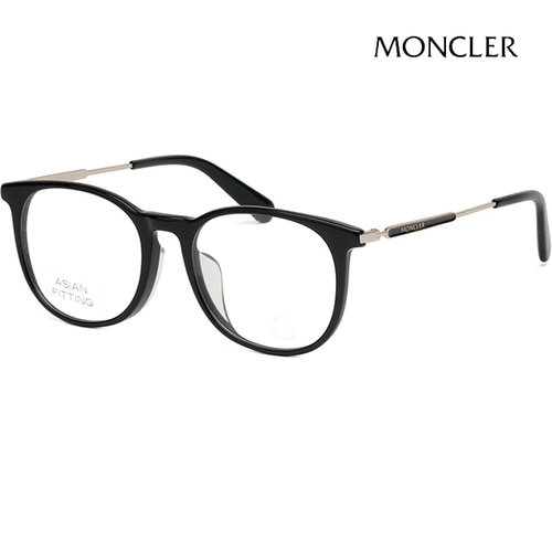 몽클레어 안경테 ML5152F 001 블랙 뿔테 아시안핏 명품 패션