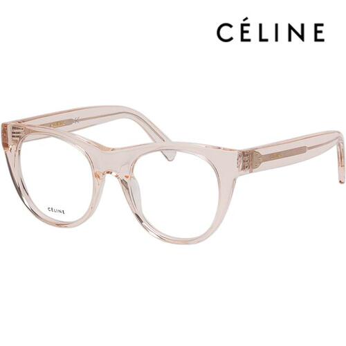 셀린느 안경테 CL50019I 072 명품 투명 뿔테 핑크 캣아이